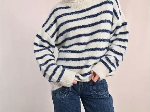 Jersey estampado de rayas