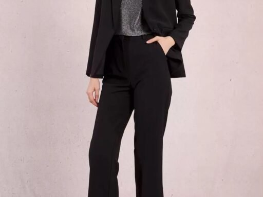 Pantalón recto tobillero