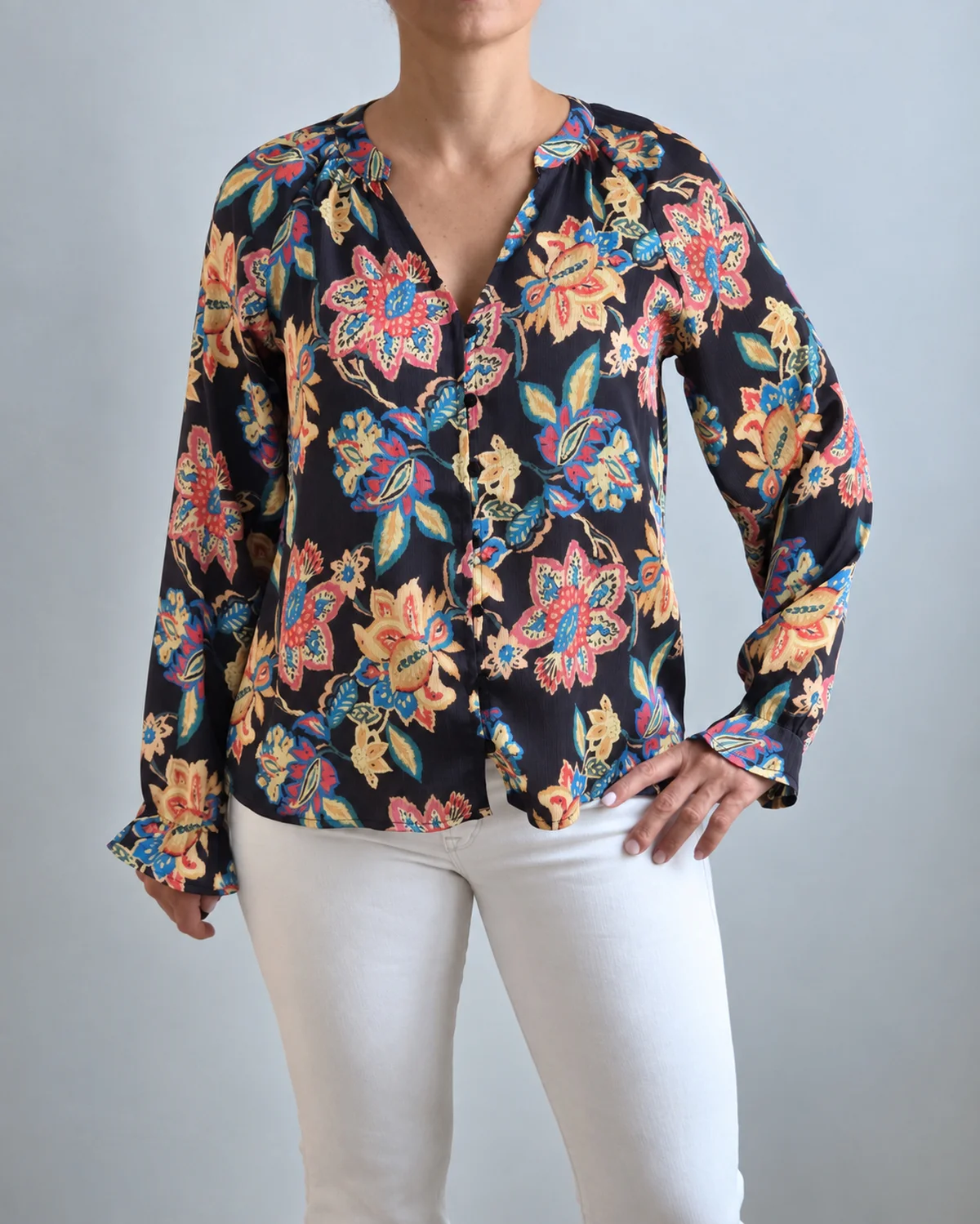 BLUSA FLUIDA FLORAL