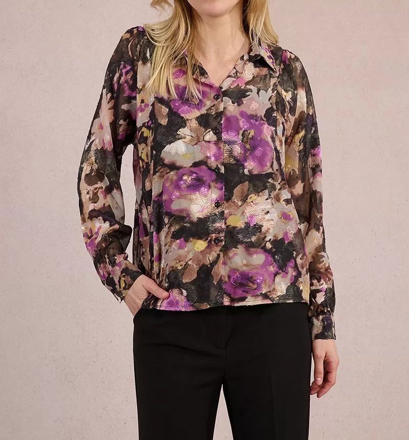 Camisa de manga larga con estampado - Imagen 3