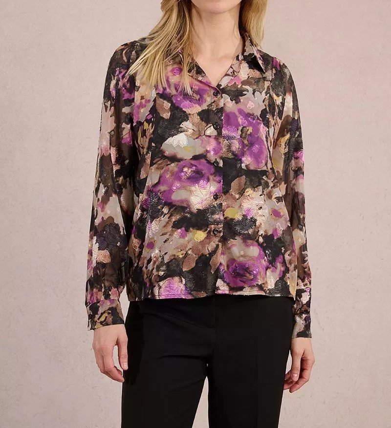 Camisa de manga larga con estampado