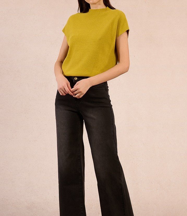 jersey-de-manga-corta-cuello-alto-l