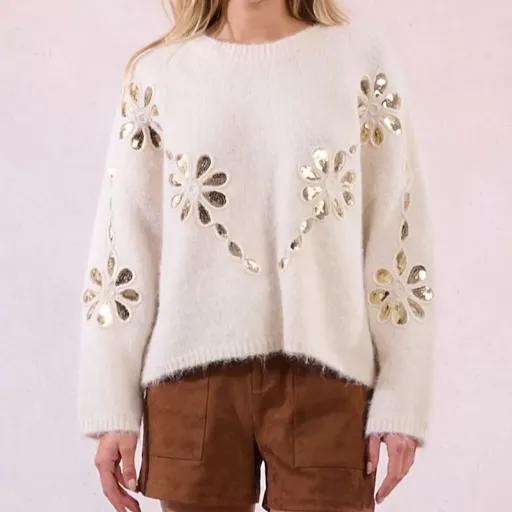 Jersey detalle flores