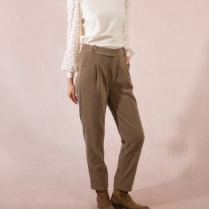 Pantalón tobillero en tejido micropana