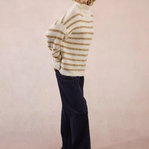 Jersey estampado de rayas - Imagen 5