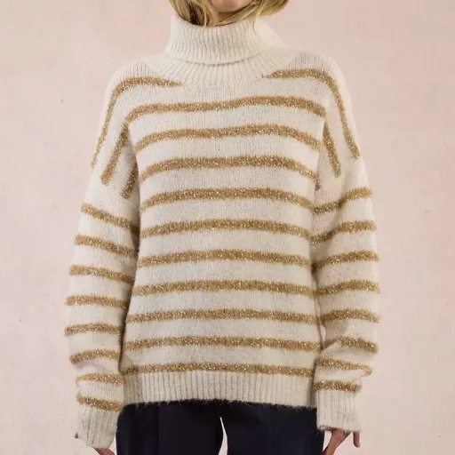 Jersey estampado de rayas - Imagen 6