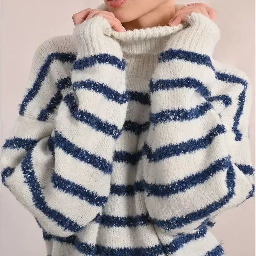 Jersey estampado de rayas - Imagen 3