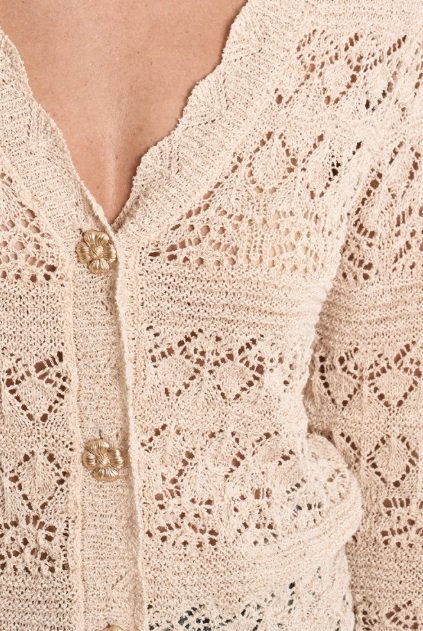 CARDIGAN CALADO MANGA LARGA II