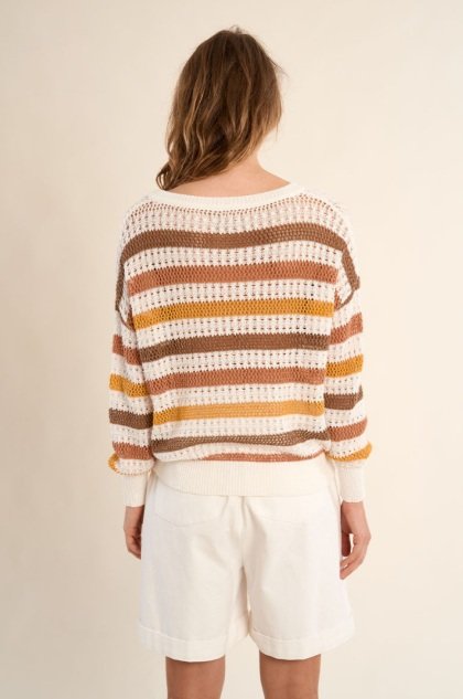 JERSEY MANGA LARGA ESTAMPADO RAYAS II