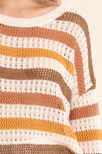 JERSEY MANGA LARGA ESTAMPADO RAYAS IV