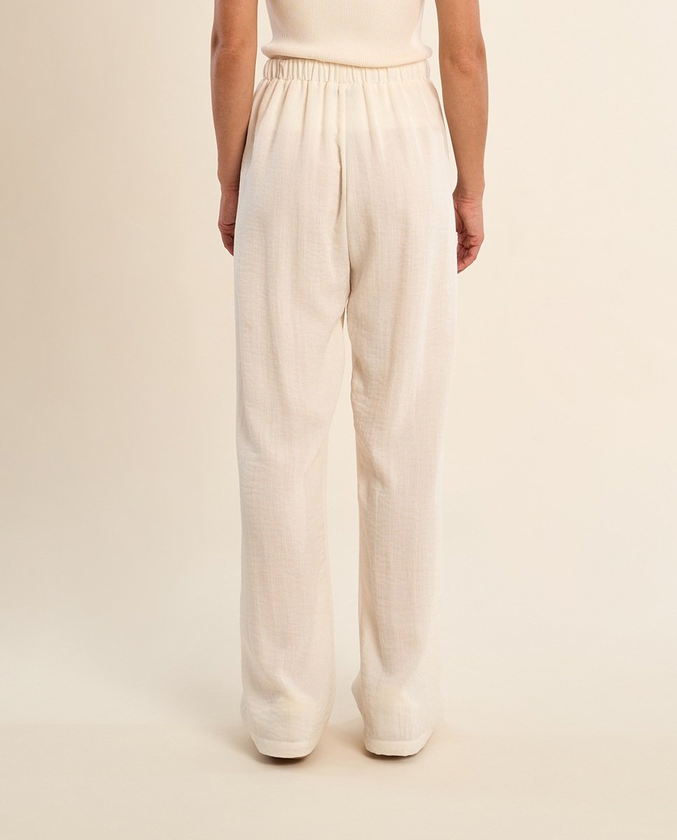 Pantalón largo con lazada - Imagen 3