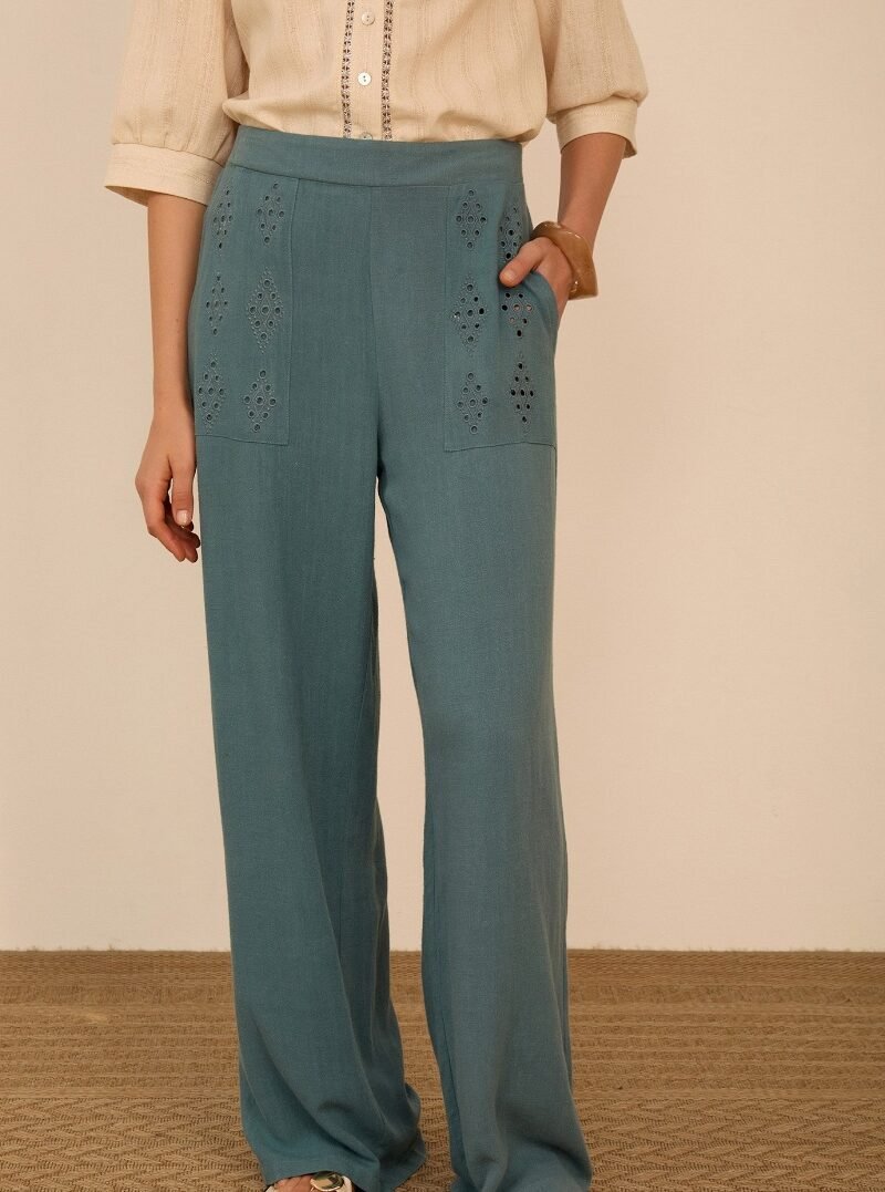 PANTALÓN BOLSILLOS BORDADOS