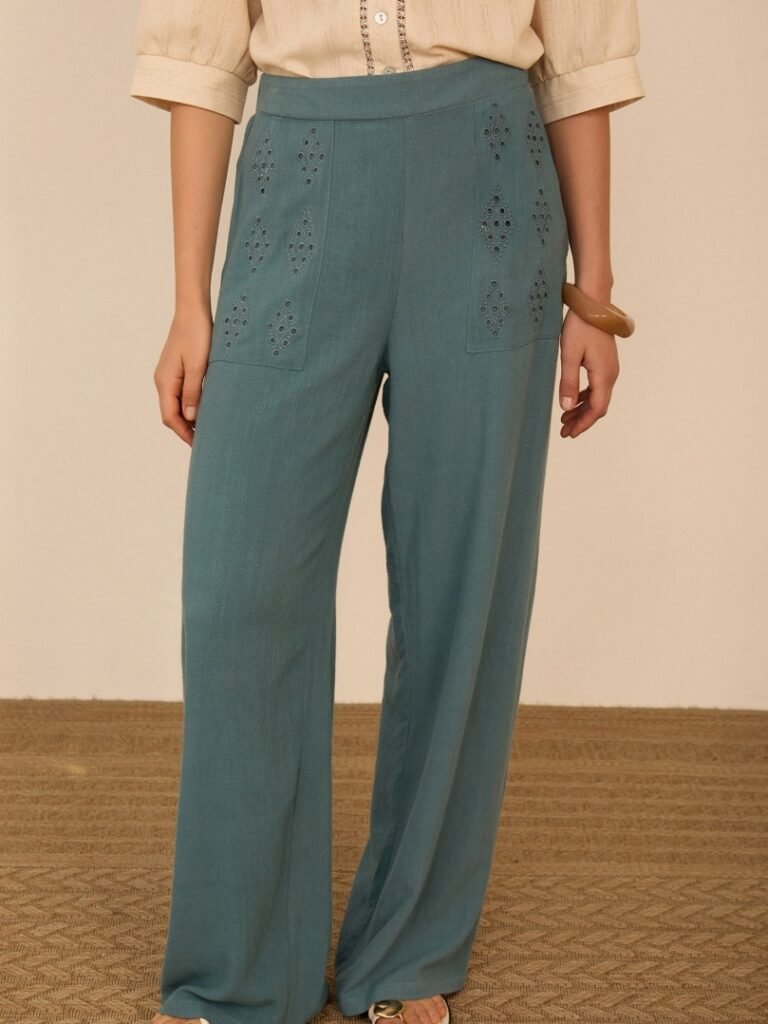 PANTALON BOLSILLOS BORDADOS III
