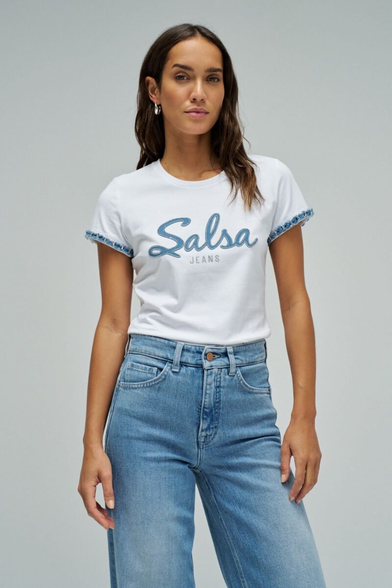 CAMISETA DETALLE MANGA