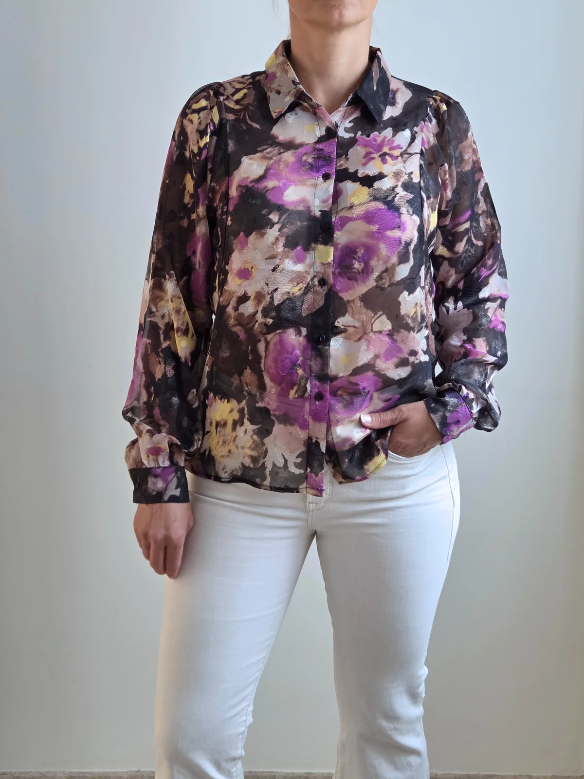 Camisa de manga larga con estampado