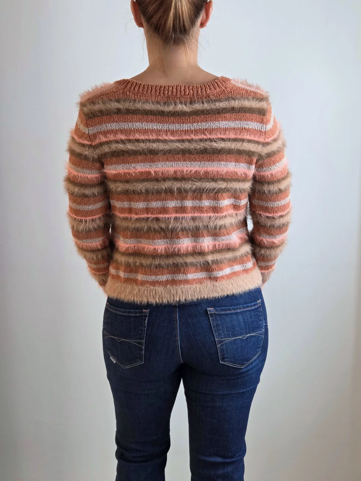 Chaqueta de punto efecto pelo - Imagen 4