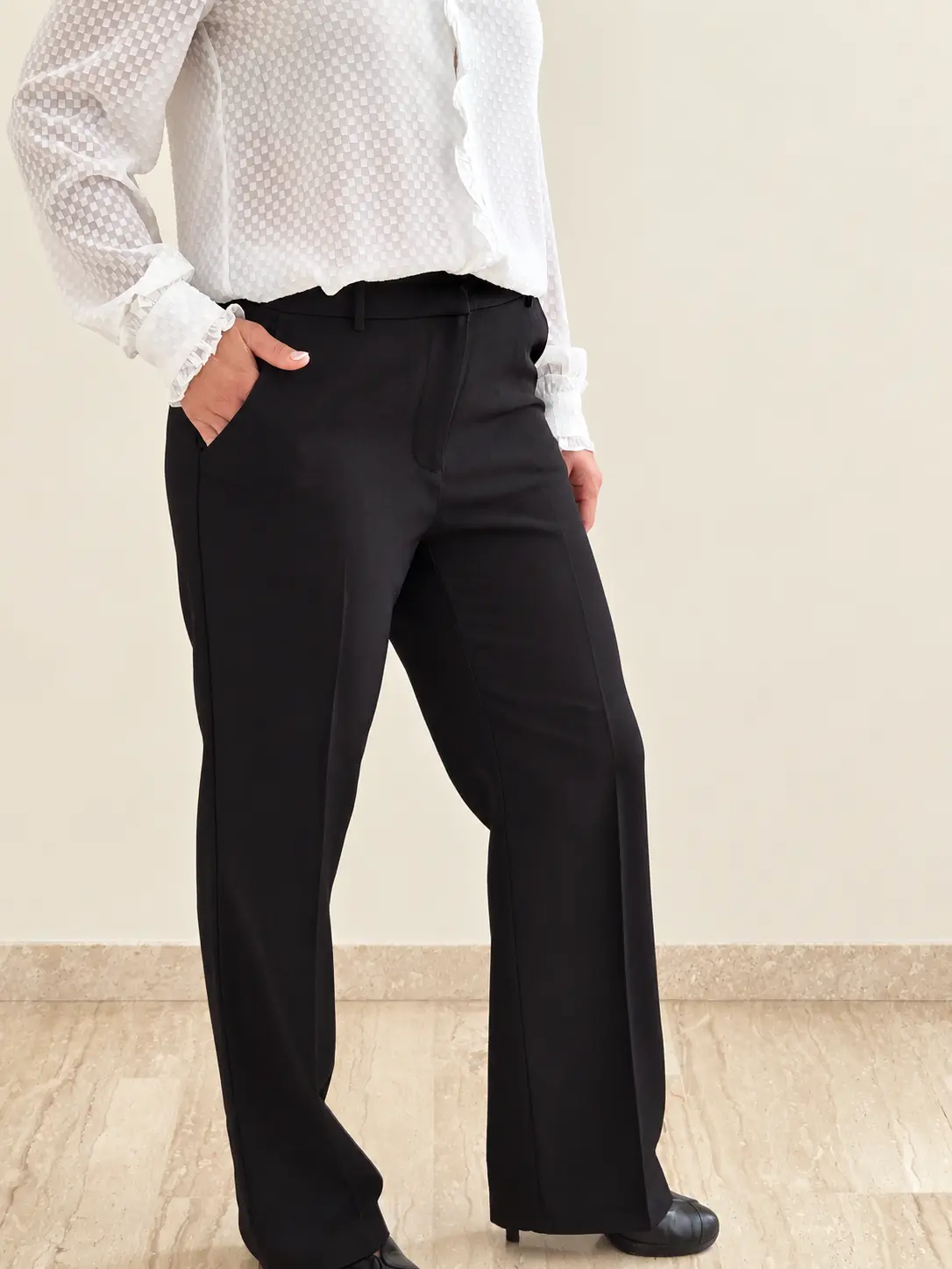 Pantalón recto tobillero - Imagen 2