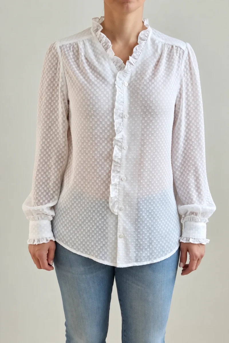 Camisa semitransparente
