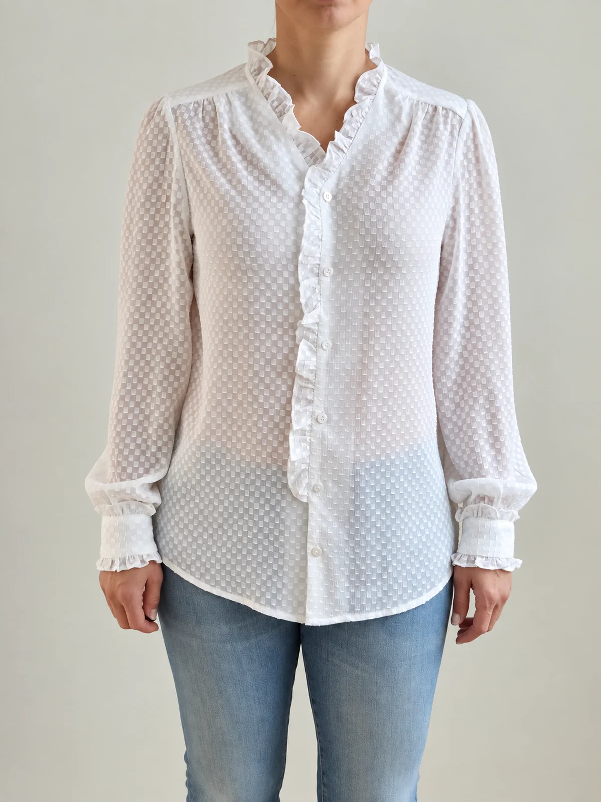 Camisa semitransparente