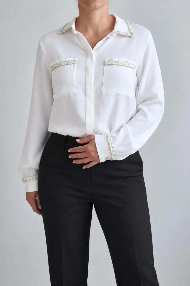 Camisa de satén