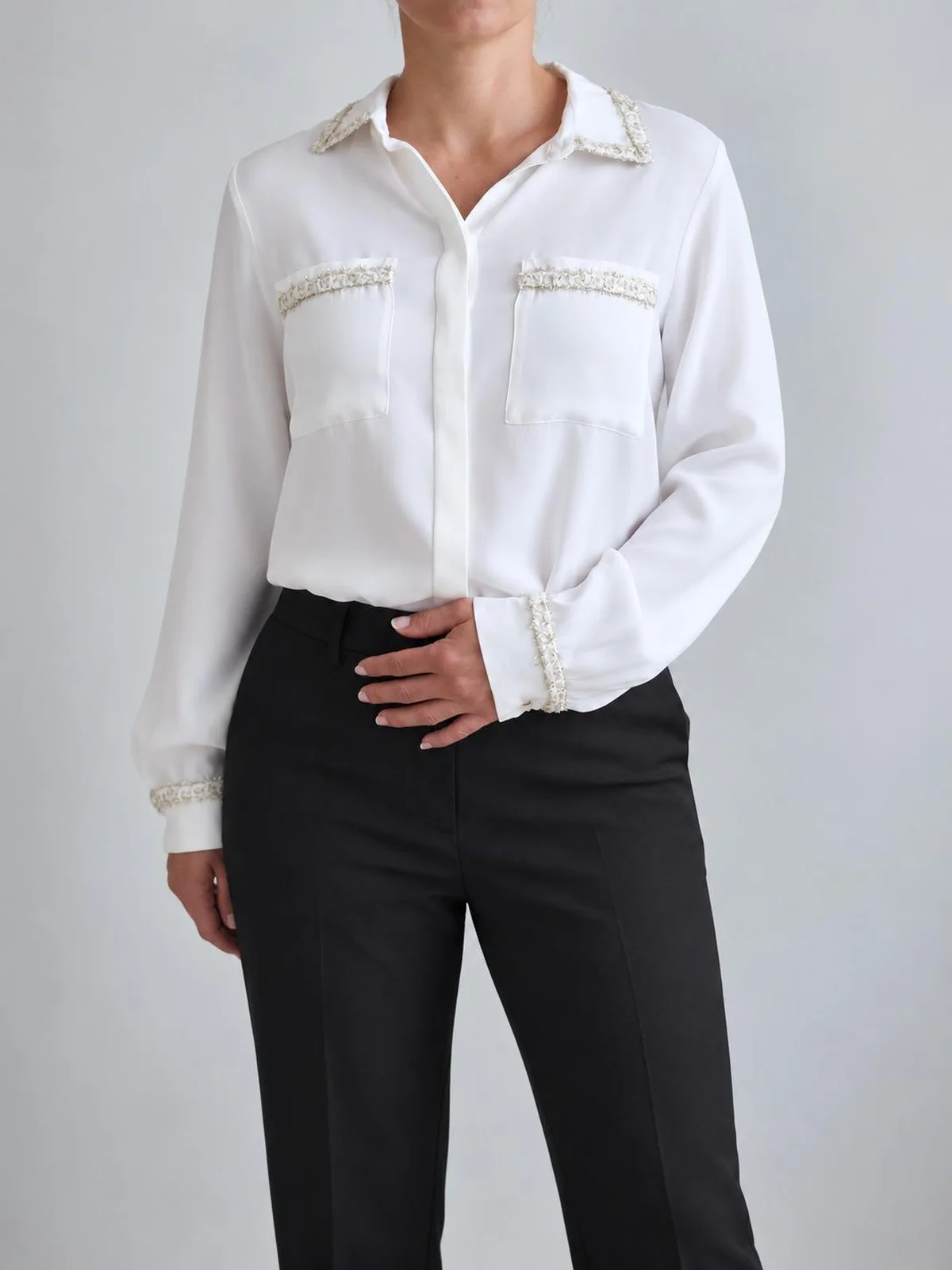 Camisa de satén