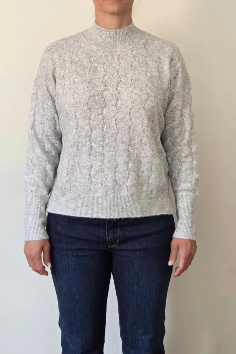 JERSEY DE PUNTO CON CUELLO ALTO