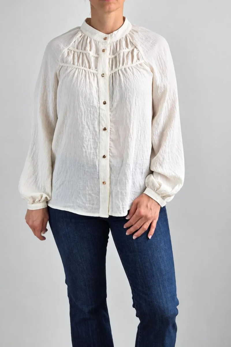 BLUSA FLUIDA FRUNCES